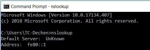 How to Find IP Address of Website 4 Command-Line-NSLOOKUP