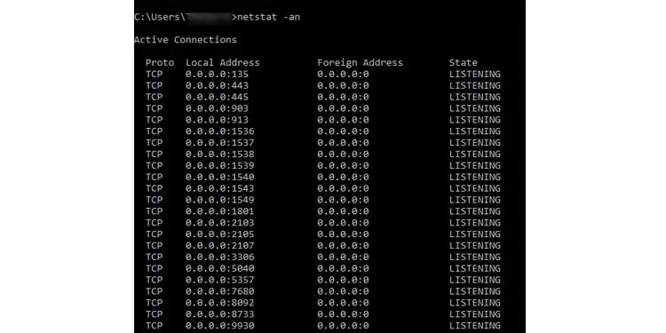 How to Tell if Your Computer Is Being Monitored? 11 List-of-Listening-Ports-and-Addresses