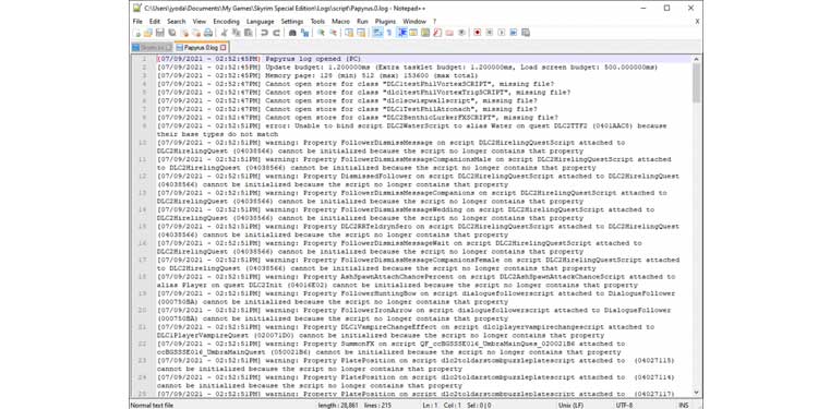 How to Enable and Access Skyrim Crash Logs 6 Logs
