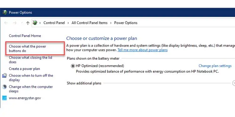 Power-Options