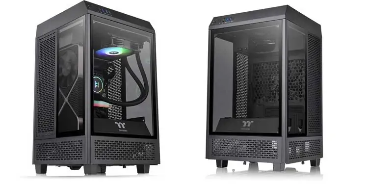 Best Tempered Glass PC Cases 9 Thermaltake-Tower-100-Best-Mini-ITX-Tempered-Glass-Case