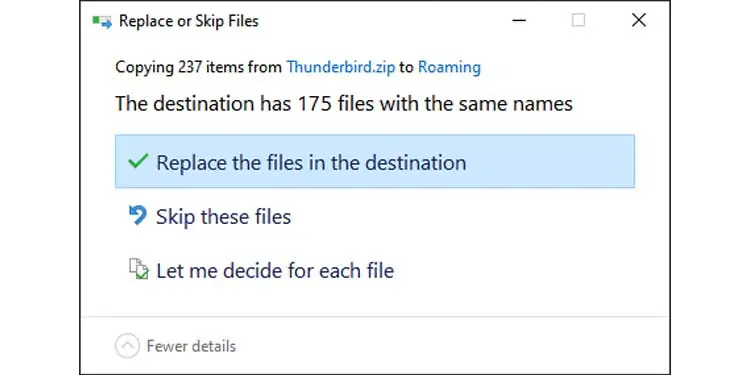 How to Backup and Restore Thunderbird Emails, Profiles, and Settings 25 Thunderbird-replace