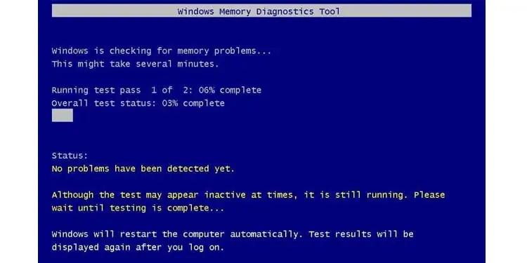Windows-Memory-Diagnostic-Tool