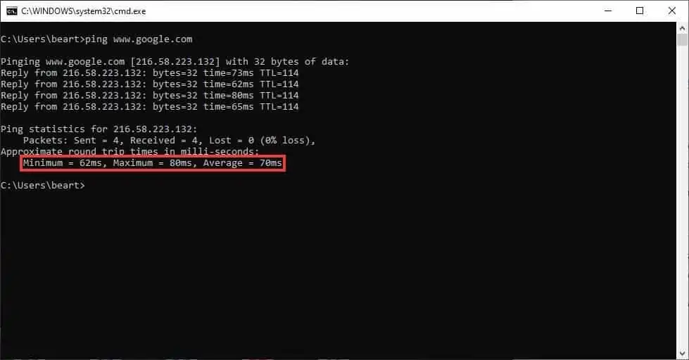 ping-google
