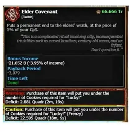 Cookie Clicker Grandmapocalypse Strategy - Is It Worth It 3 Elder-covenant-edited