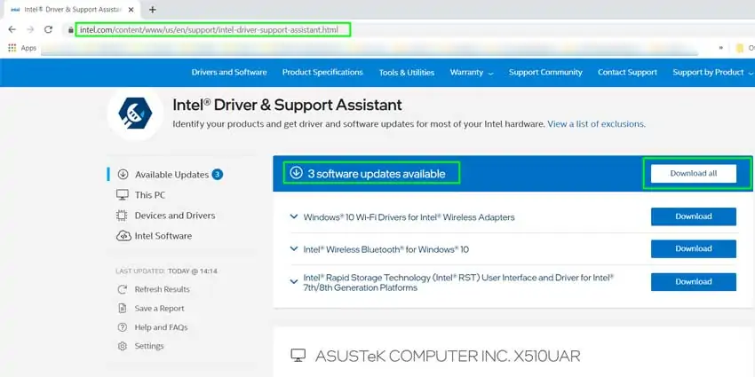 Intel-Driver-and-Support-Assistant
