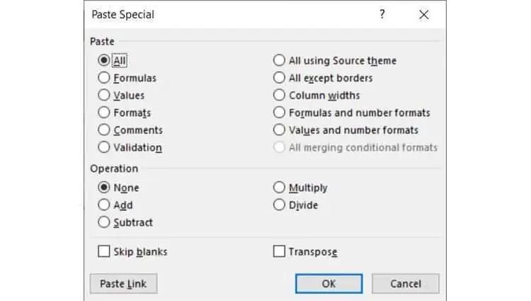 20 Things to Do in Excel That Will Make You an Expert 18 Paste-Special