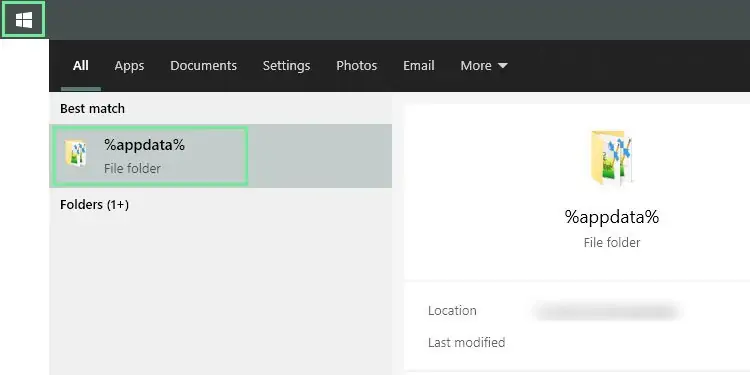Quick 11 Solutions to Minecraft Launcher Not Working 19 appdata-folder
