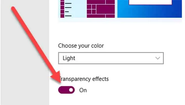color-transparency