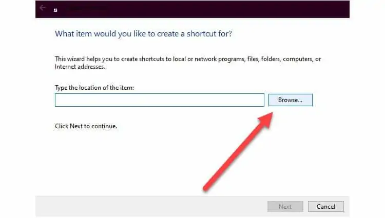 linkbar-shortcut-location