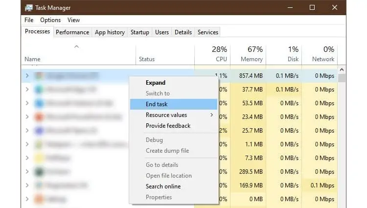 Why Is My Ping So High (With Quick Fixes) 9 taskmanager-end_tasks