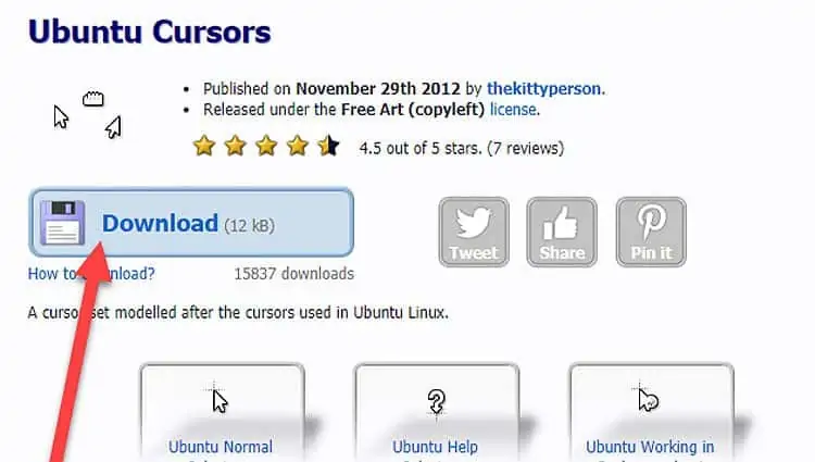ubuntu-cursors