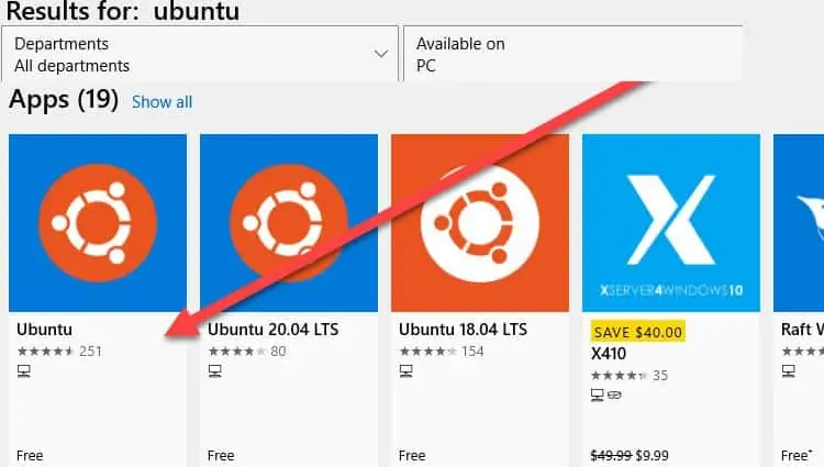 ubuntu-uwp