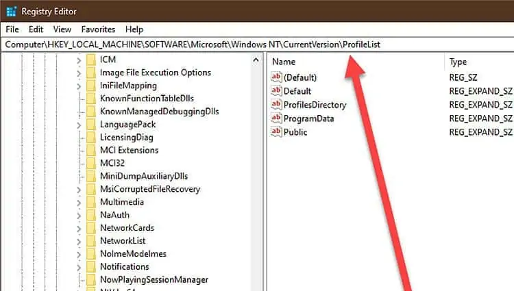 win-regedit-profilelist