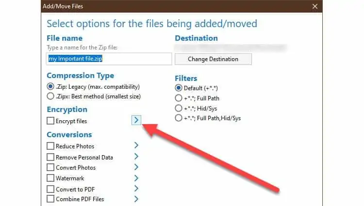 How To Password Protect A Zip File - Step By Step Guide 38 winzip-encryption-options