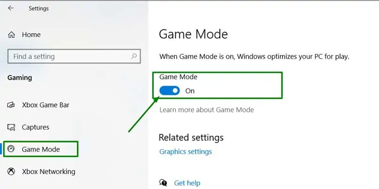 Windows Game Mode On Vs Off - How to turn it On 13 Turning-Game-Mode-On