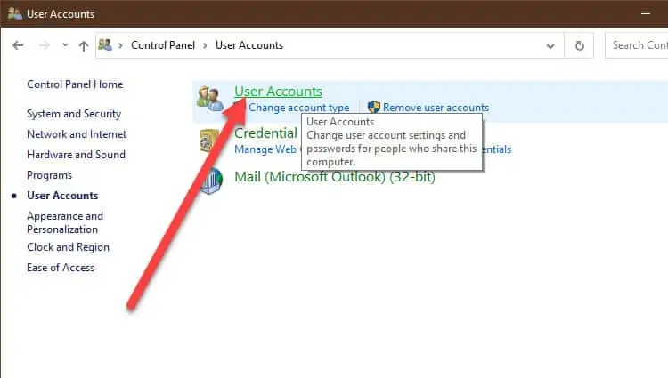 How to Fix "Not Enough Storage Is Available to Process This Command" 12 control-panel-user-accounts2