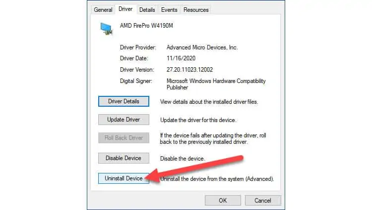 How to Fix "Not Enough Storage Is Available to Process This Command" 7 devicemanger_graphics_driver-uninstall
