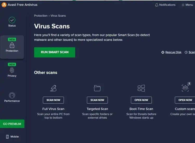 Antivirus-Scan