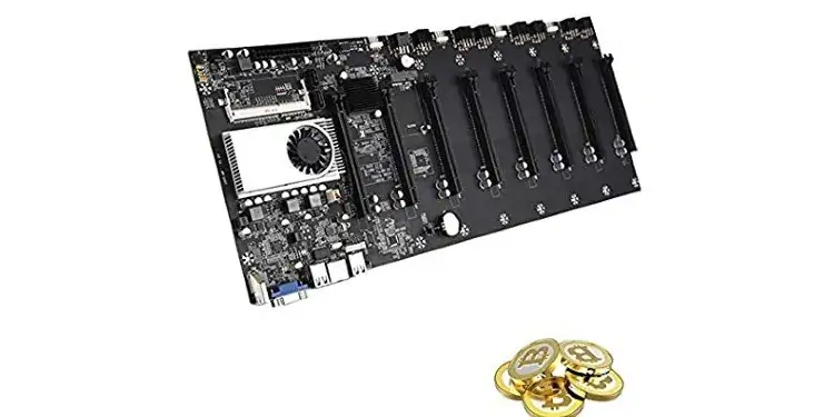 CREAMIC-BTC-37-Mining-Motherboard-Best-Mining-Motherboard-with-Built-in-CPU-Fan