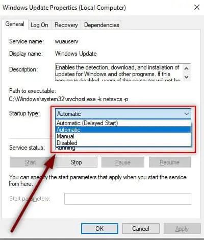 Windows-Update-Properties-Local-Properties