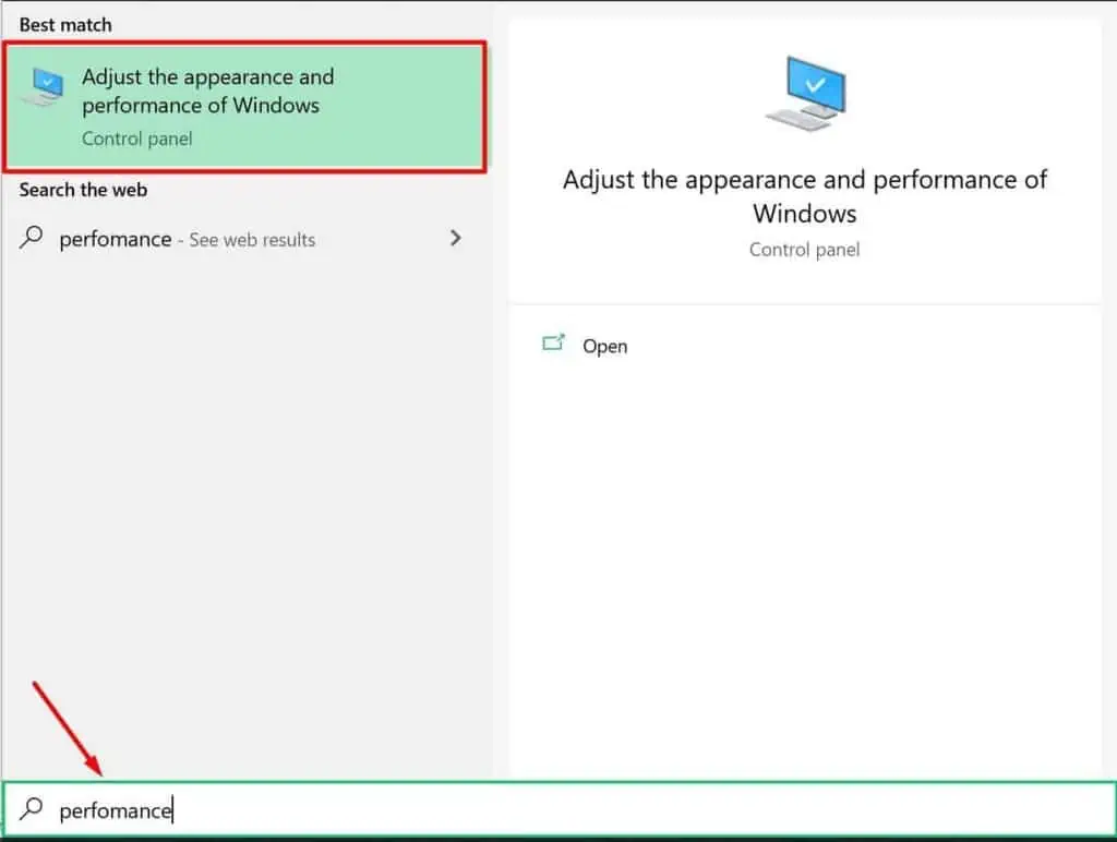 Why do Web Pages Load Slowly - How to Fix It 41 adjust-appearence-performance-of-window-1024x772