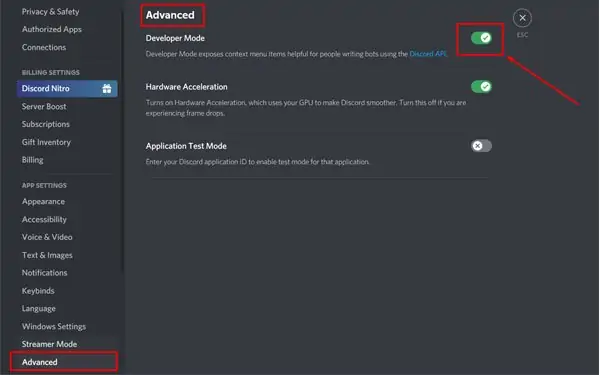 How to Find Someone on Discord Without Their Tag Number 20 developer-mode