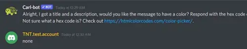 How to Make Reaction Roles on Discord 63 hex-code