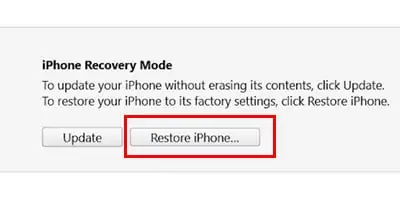 How to Enable and Disable Safe Mode on iPhone 20 restore-iphone-2