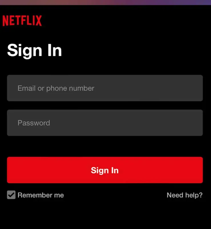 How to Use Netflix Party on iPad and iPhone 9 sign-in-to-your-netfli-account