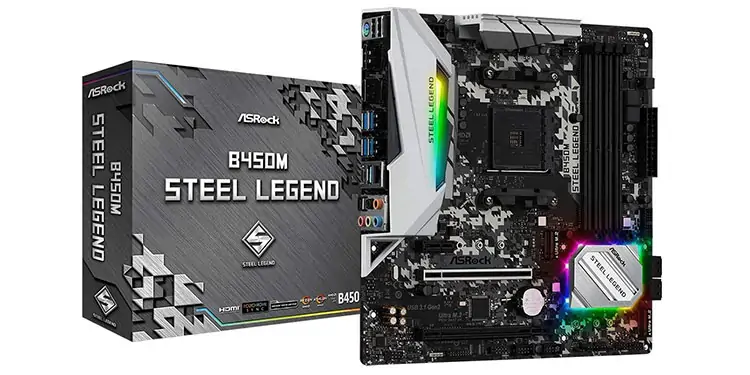 ASRock-B450M-Steel-Legend-Best-for-Full-White-PC-Build