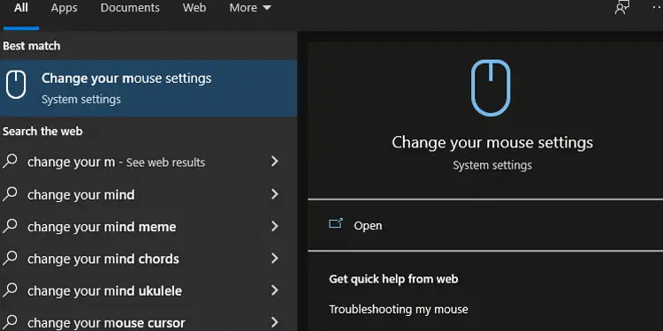 Is Your Wireless Mouse Not Working? Try These Fixes 14 Change-your-mouse-settings