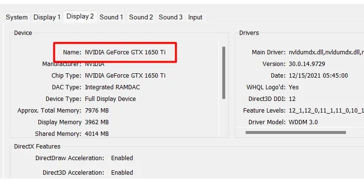 What Graphics Card Do I Have? How to Check GPU 11 Gpu-name-in-dxdiag