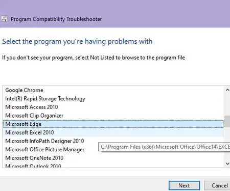 Why Won't Microsoft Edge Open - How to Fix It 13 Program-Compatibility