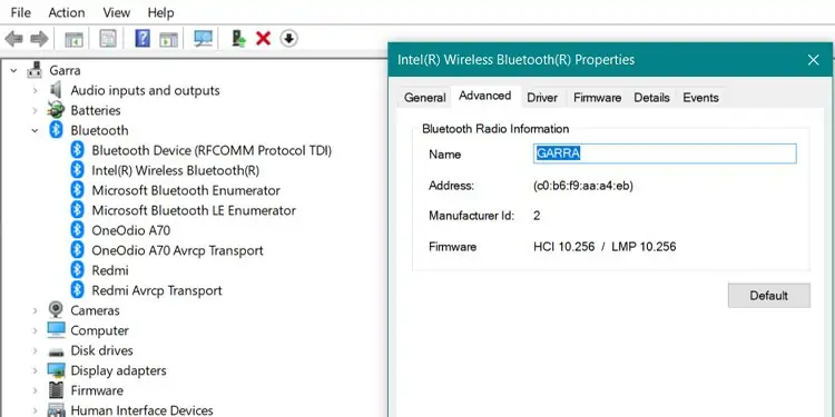 check-bluetooth-verison-on-windows