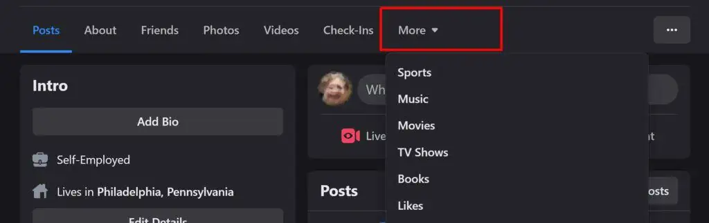 How to See Liked Pages on Facebook And Unlike them 18 click-more-1024x323