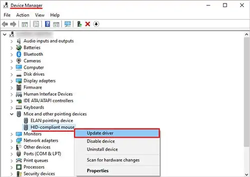 Is Your Mouse Double Clicking? Try These Fixes 10 device-manager-mouse-update-drivesr