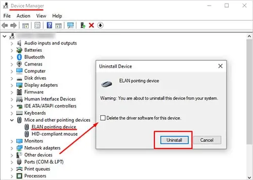 Is Your Mouse Double Clicking? Try These Fixes 13 device-manager-uninstall