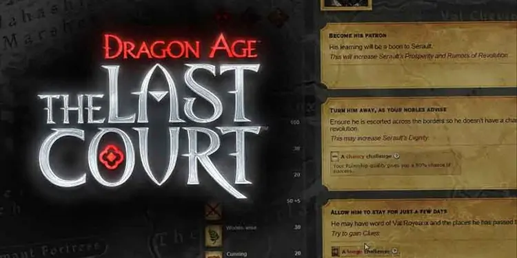 Every Dragon Age Games in Order of Release Date 12 dragon-age-the-last-court