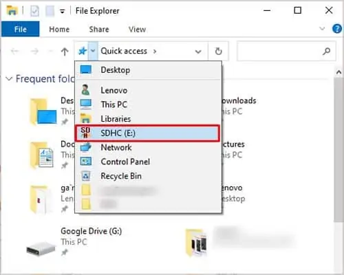 Your Computer Won't Read SD Cards? 7 Ways to Fix It 7 file-explorer-sd-carrd