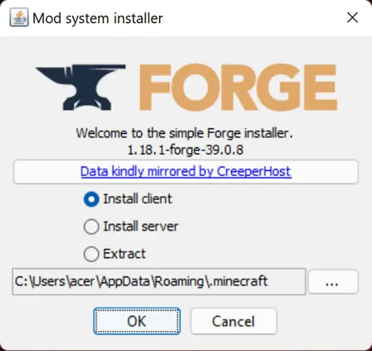 forge-installation