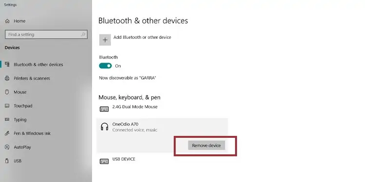 remove-bluetooth-device