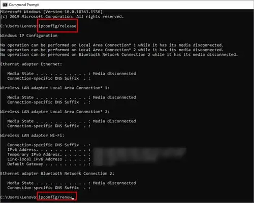 Fix: Windows Could Not Automatically Detect This Network's Proxy Settings 12 reset-ipaddress