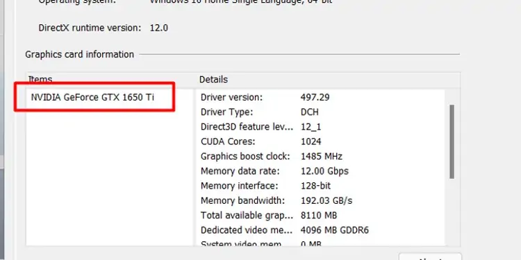 What Graphics Card Do I Have? How to Check GPU 13 system-information-in-nvidia-control-panel
