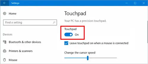 Why Is My Mouse Moving on Its Own? 9 Ways To Fix It 17 touchpad-toggle