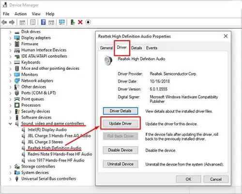 How to Fix Audio Service Not Running 37 update-sound-drivers