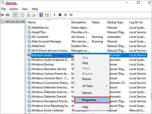 How to Fix Audio Service Not Running 30 windows-audio-properties