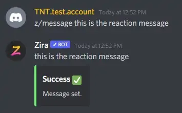 How to Make Reaction Roles on Discord 105 zira-set-reaction-message
