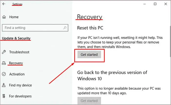 PC Randomly Turns Off? 11 Ways To Fix It 18 Recovery-reset-this-pc1