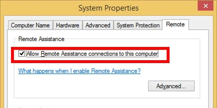 allow-remote-assistance